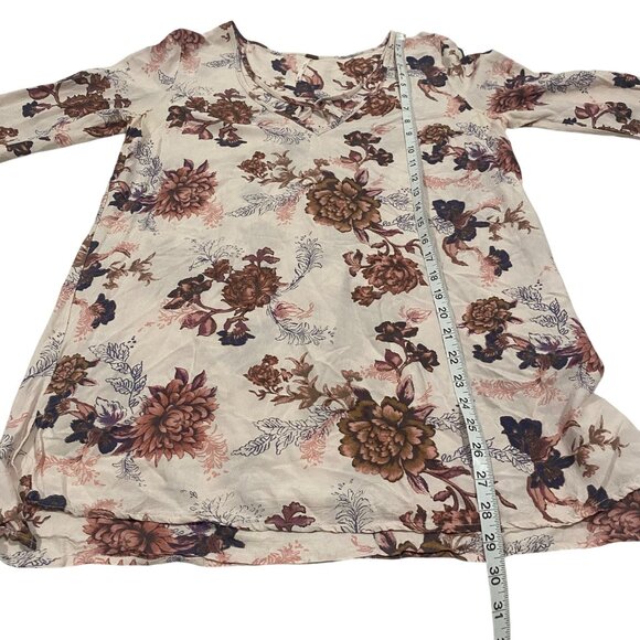 Free People Heartbeat Floral Tunic‎ Size M - Picture 7 of 7